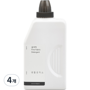 생활공작소 울세제 본품, 1.5L, 4개