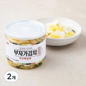 부자가김치 키즈 백김치, 400g, 2개