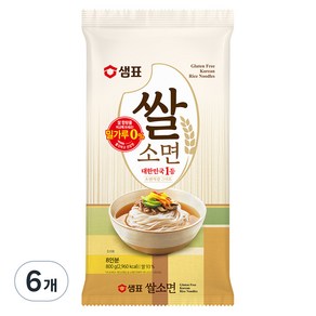 샘표 쌀 소면, 800g, 6개