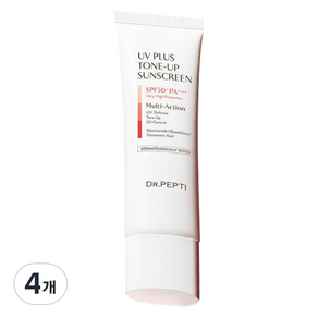 닥터펩티 유브이 플러스 톤업 선스크린 SPF50+ PA++++, 4개, 50ml