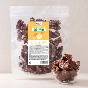 탐사 반려견 수제간식 오리 목뼈 대용량 500g, 1개