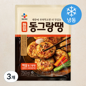 CJ제일제당 한입 동그랑땡 (냉동), 750g, 3개