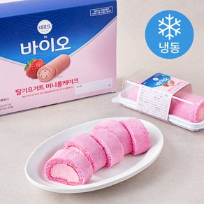 데르뜨 매일 바이오 딸기요거트 미니 롤케이크 3개입 (냉동), 1개, 315g