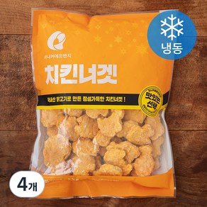 마니커에프앤지 치킨너겟 (냉동), 1kg, 4개