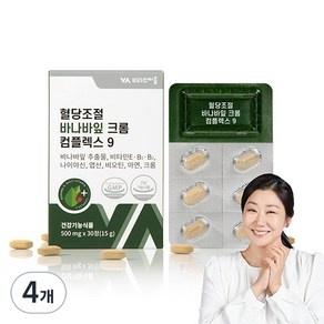 비타민마을 혈당조절 바나바잎 크롬 컴플렉스9 15g