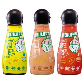 새미네부엌 샤브샤브 청양초칠리소스 285g + 유자폰즈소스 270g + 흑임자참깨소스 260g, 1개