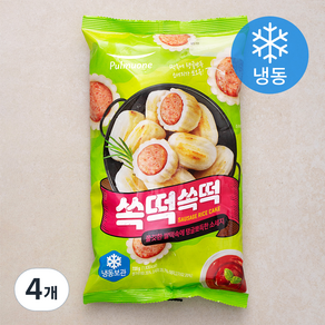 풀무원 비엔나가 쏘옥 쏙떡쏙떡 (냉동), 720g, 4개