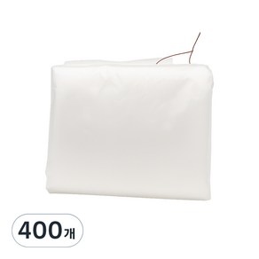 [국내생산] 페어리테이블 재활용 분리수거 비닐봉투 투명, 40L, 400개