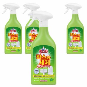 홈스타 락스와세제 욕실청소용 폼 스프레이 후레쉬, 500ml, 4개