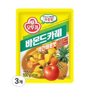 오뚜기 바몬드 카레 골드 약간매운맛 과립형