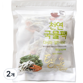 천연국물팩 10p, 160g, 2개