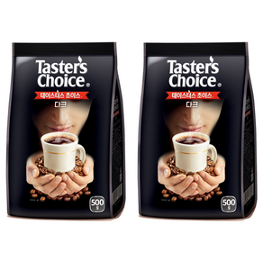 테이스터스초이스 다크 커피, 500g, 1개입, 2개