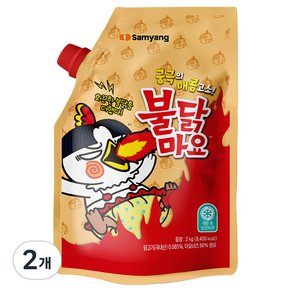 삼양 불닭 마요 소스, 2kg, 2개