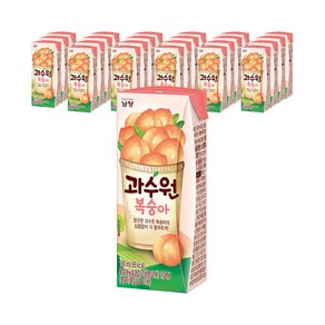 남양과수원 복숭아 음료, 190ml, 48개