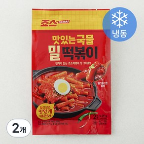 죠스떡볶이 맛있는 국물 밀 떡볶이 (냉동), 425g, 2개