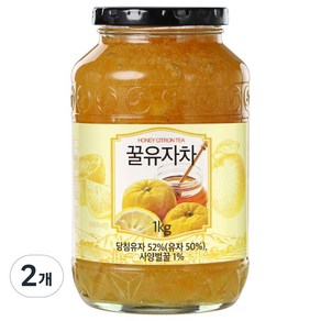 초록원 꿀유자차, 1kg, 2개, 1개, 1kg