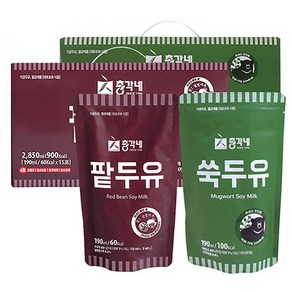 총각네 팥두유 15p + 쑥두유 15p 세트, 1세트, 190ml