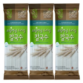 오월햇살 우리밀 칼국수, 400g, 3개