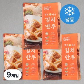 명인만두 김치만두 (냉동), 440g, 9개입