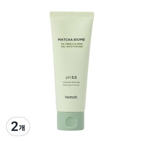 헤이미쉬 말차바이옴 오일프리 카밍 젤 모이스처라이저, 100ml, 2개