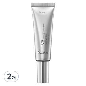 나인위시스 VB 톤업 선크림 시그니처 SPF50+ PA++++, 2개, 50ml