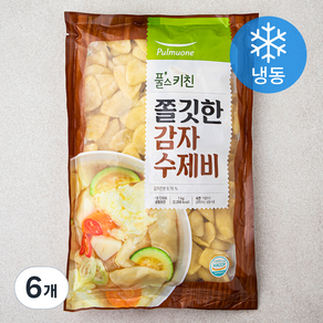 풀스키친 쫄깃한 감자 수제비 (냉동), 1kg, 6개