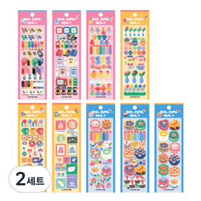 워너디스 오밀조밀 씰스티커 9종 세트, 혼합색상, 2세트