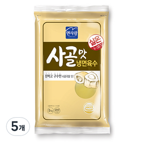 면사랑 사골맛 냉면육수, 5kg, 5개