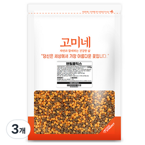 고미네 렌틸콩 믹스, 500g, 3개