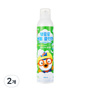 뽀로로 버블 클렌저 청포도향, 2개, 200ml