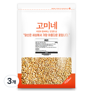 고미네 귀리, 500g, 3개