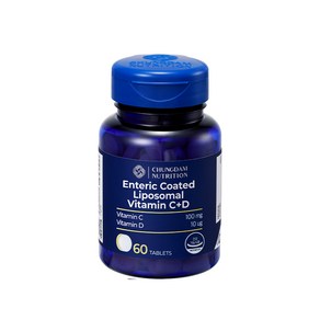 청담뉴트리션 장용성 리포좀 비타민C+D 550mg, 60정, 1개