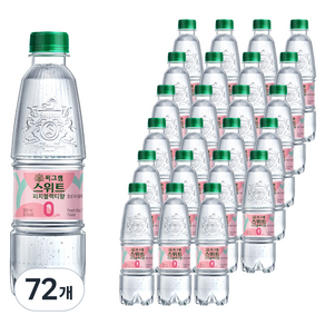 씨그램 스위트 피치블랙티향, 350ml, 72개