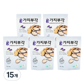 한부각 가지부각, 30g, 15개