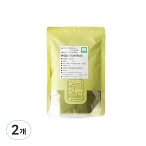 유기지기 일작일품 유기농 새싹 귀리 분말, 80g, 2개