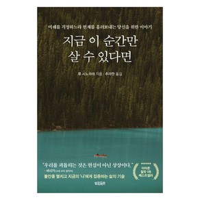 지금 이 순간만 살 수 있다면:미래를 걱정하느라 현재를 흘려보내는 당신을 위한 이야기, 지금 이 순간만 살 수 있다면, 류 시노하라(저) / 추미란(역), 빌리버튼, 류 시노하라