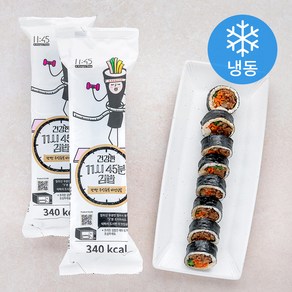 11시45분 단짠 우엉유부 비건 김밥 (냉동), 220g, 2개