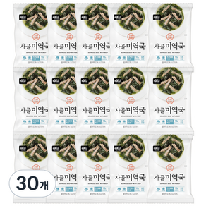 이델리 동림푸드 동결건조 사골미역국, 10g, 30개