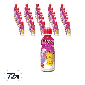 롯데칠성음료 포켓몬 포도 사과 235ml, 72개