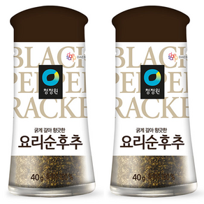 청정원 요리순후추, 40g, 2개