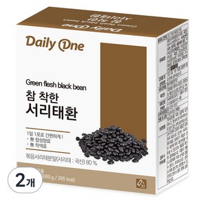 데일리원 참 착한 서리태환, 60g, 2개