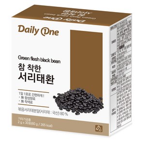 데일리원 참 착한 서리태환, 60g, 1개