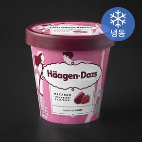 하겐다즈 마카롱 스트로베리 & 라즈베리 아이스크림 (냉동), 403ml, 1개입, 1개