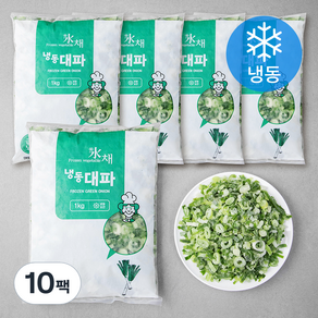 농우 냉동 대파, 1kg, 10팩