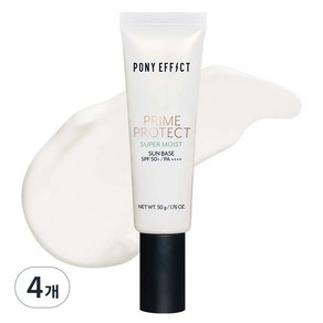 포니이펙트 프라임 프로텍트 슈퍼 모이스트 선크림 SPF50+ PA++++, 50g, 4개