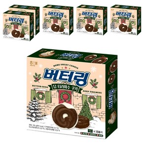 해태제과 버터링 딥 티라미수 쿠키, 155g, 6개