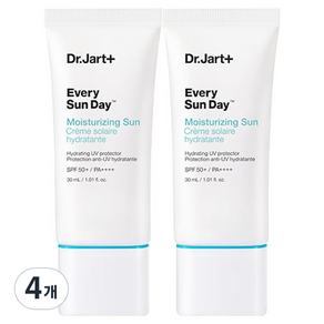 닥터자르트 에브리 선 데이 모이스처라이징 선스크린 SPF50+ PA++++, 30ml, 4개