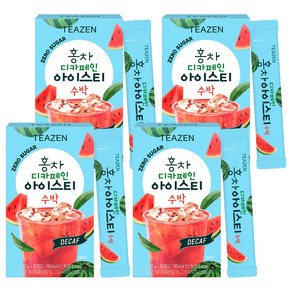 티젠 홍차 디카페인 제로슈가 수박 아이스티, 5g, 10개입, 4개