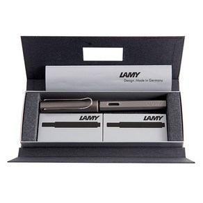 LAMY 만년필 룩스 실속세트 루테늄 EF