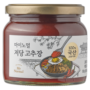 마이노멀 저당 고추장, 500g, 1개